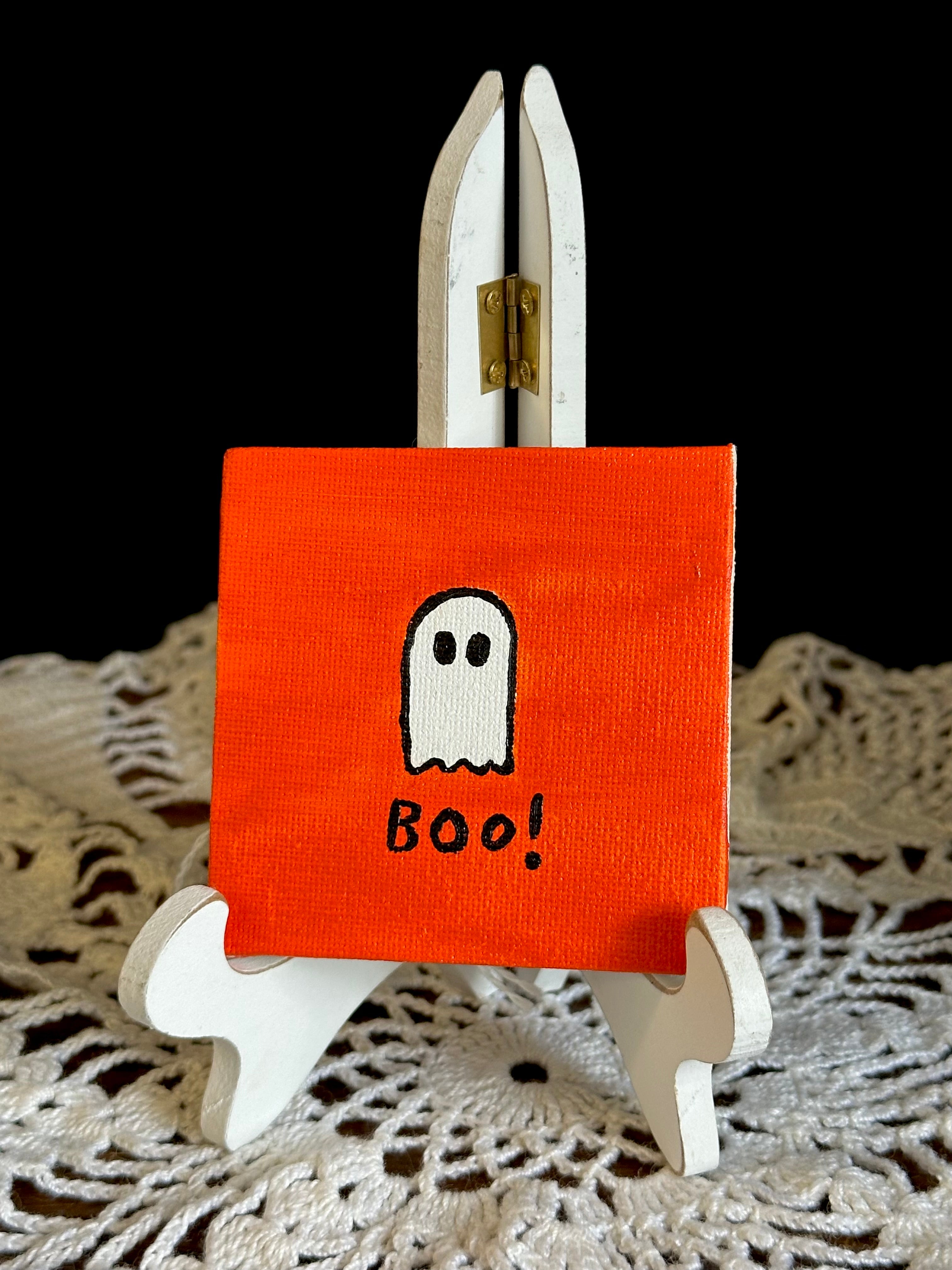 Miniature Canvas--BOO!!