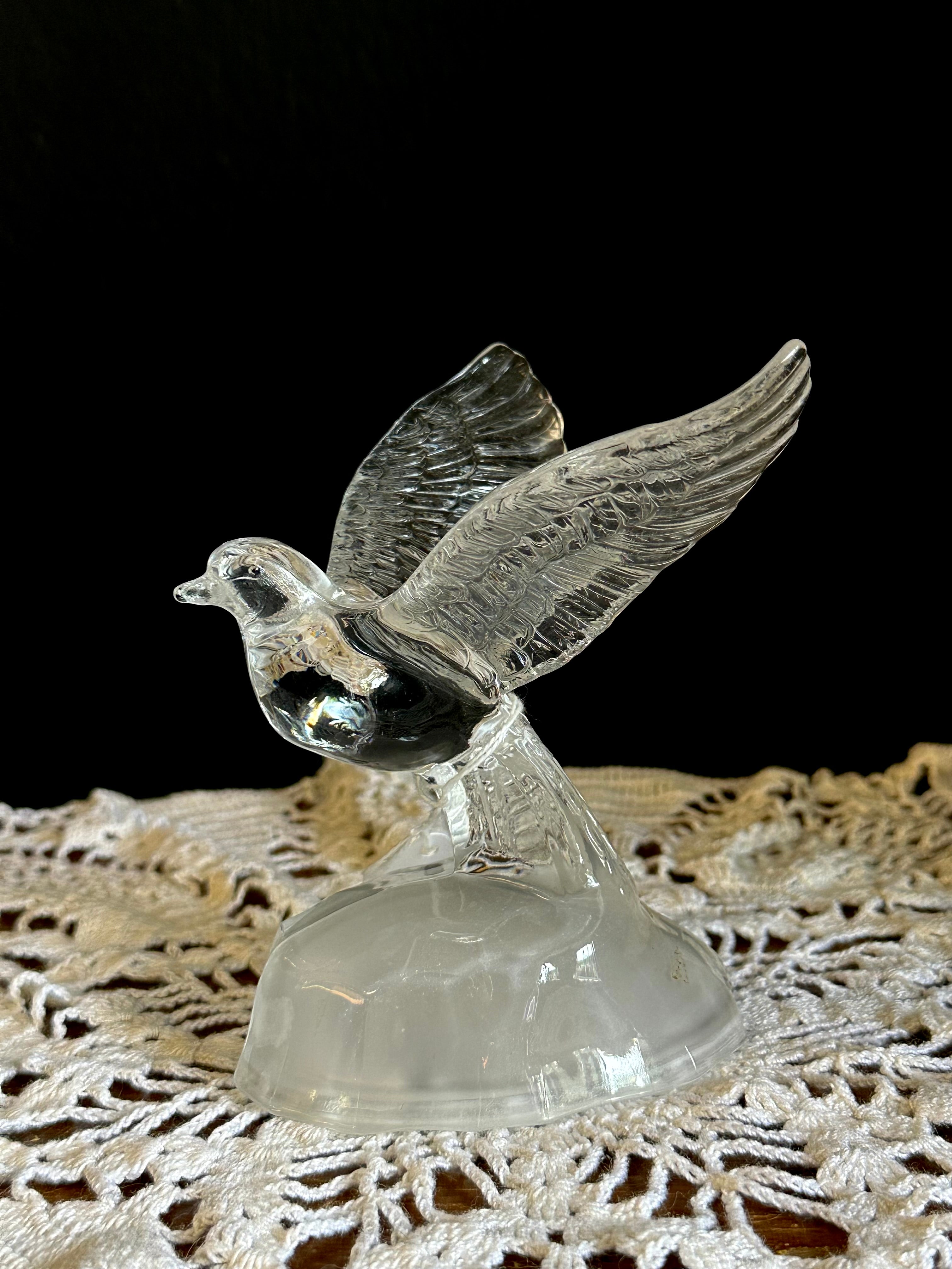 Vintage Dove in Flight