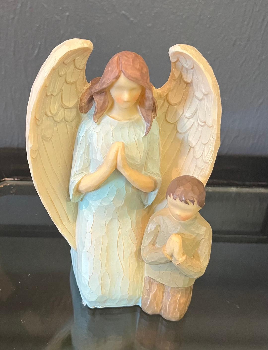 Beautiful Guardian Angel Figurine