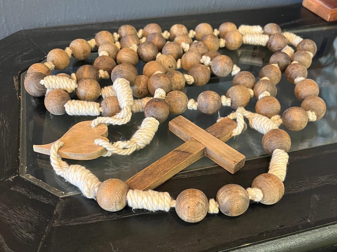 Handcrafted Wooden Rosary